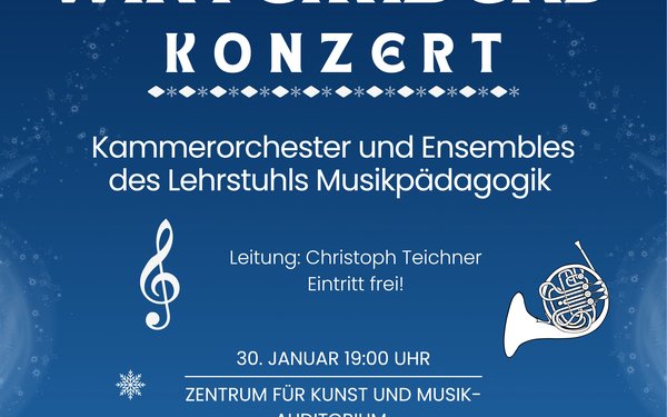 Plakat Winterabendkonzert 2026