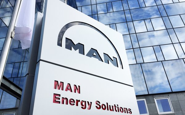 Eingangslogo von MAN Energy Solutions