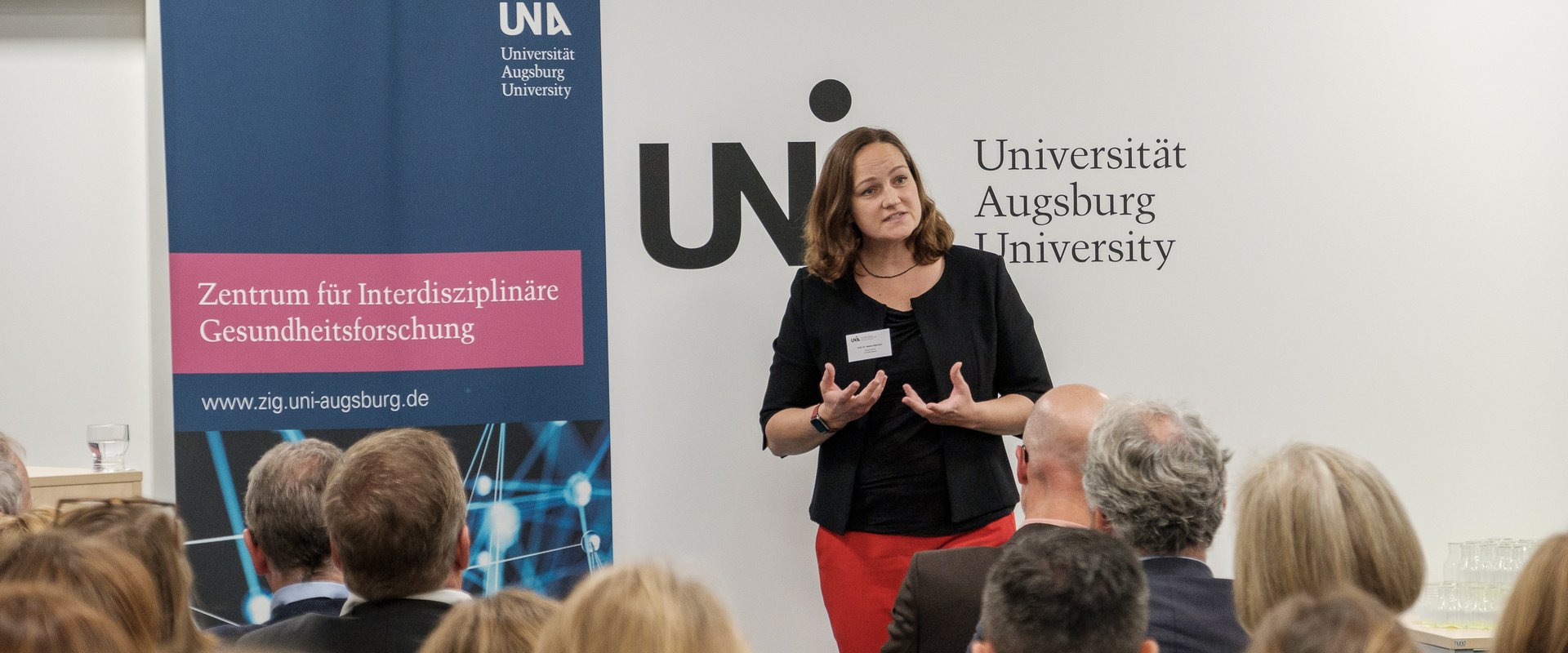 Prof. Dr. Helena Bilandzic bei Netzwerktreffen 2019 vor Publikum