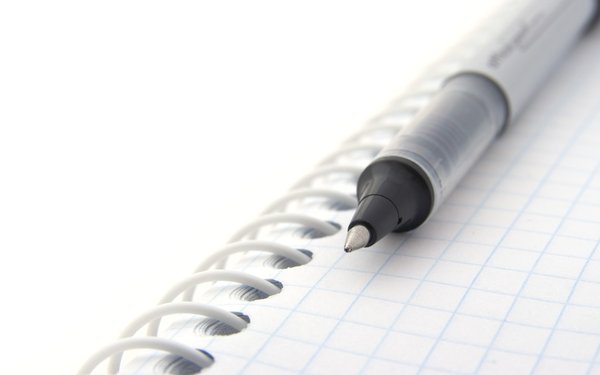 Block mit Stift