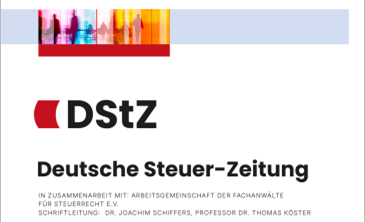 Veröffentlichung in der DStZ