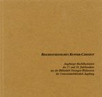 Titelbild der Publikation "Reichsstädtisches Kupfer-Cabinett"
