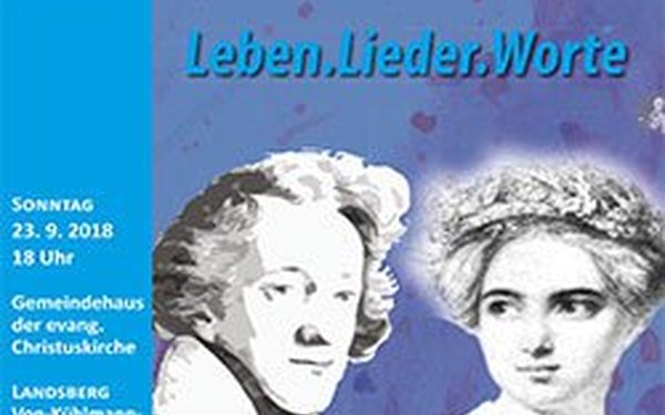Plakat Leben.Lieder.Worte. Fanny und Felix Mendelssohn: Porträt einer Geschwisterliebe. | 23.9.2018