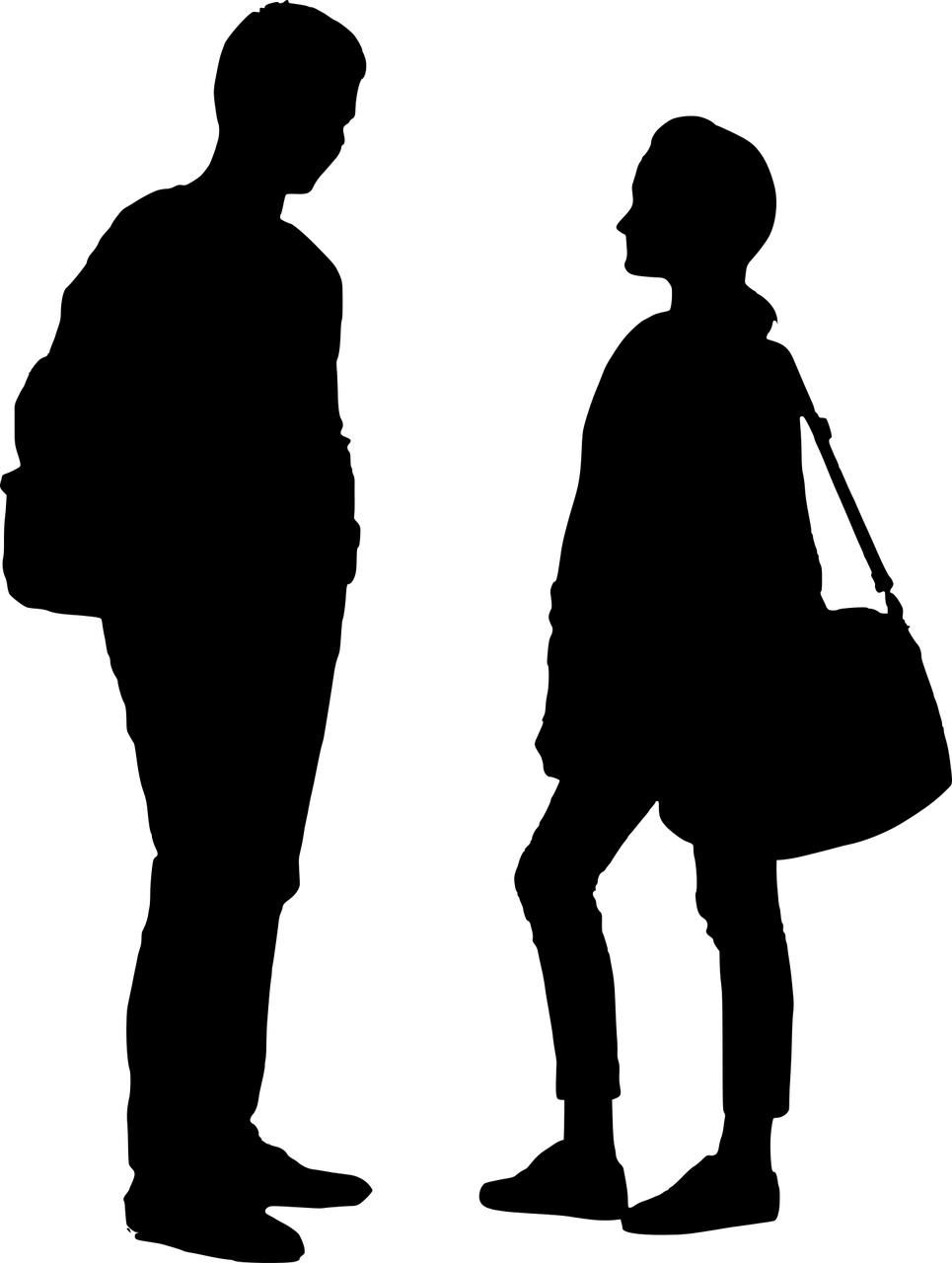 Studenten Silhouette