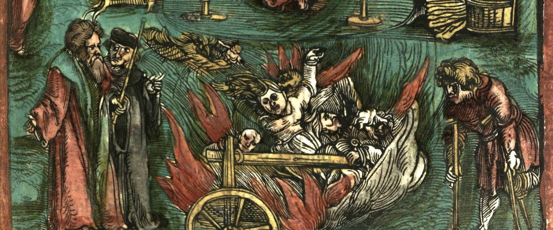 Holzschnitt aus dem Layenspiegel von Ulrich Tengler