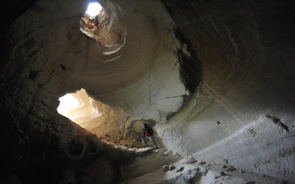 Steinbruch mit Treppe