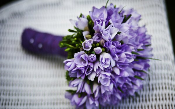 Violetter Blumenstrauß