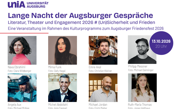 Podiumsgespräche, Lesungen und Musik am 13.10.26