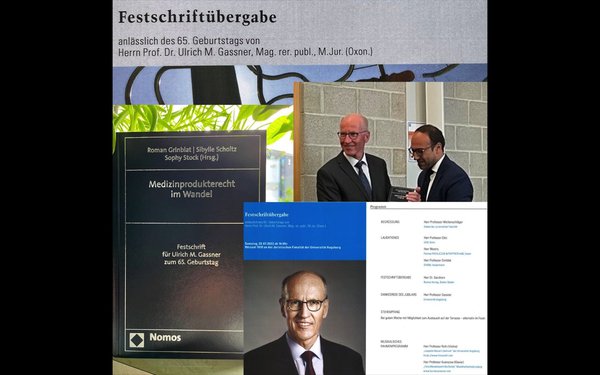 Festschriftübergabe