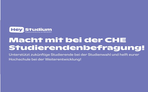 Einladung zum CHE-Ranking 2026