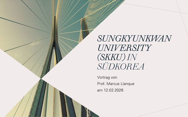 Vortrag in S��dkorea am 12.02.2026