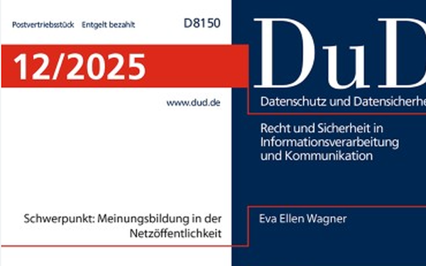 Cover DuD 12/2025