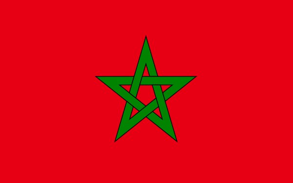 Flagge Marokko