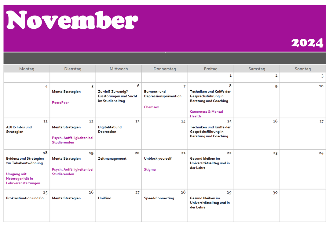 Kalender Mental Health Awareness Month