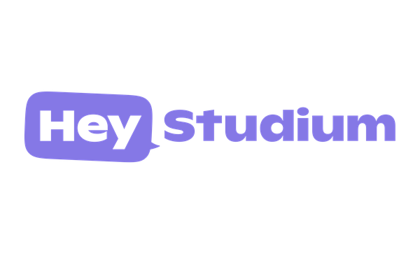 Logo HeyStudium auf hellem Hintergrund