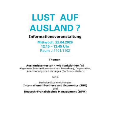 Lust auf Ausland?