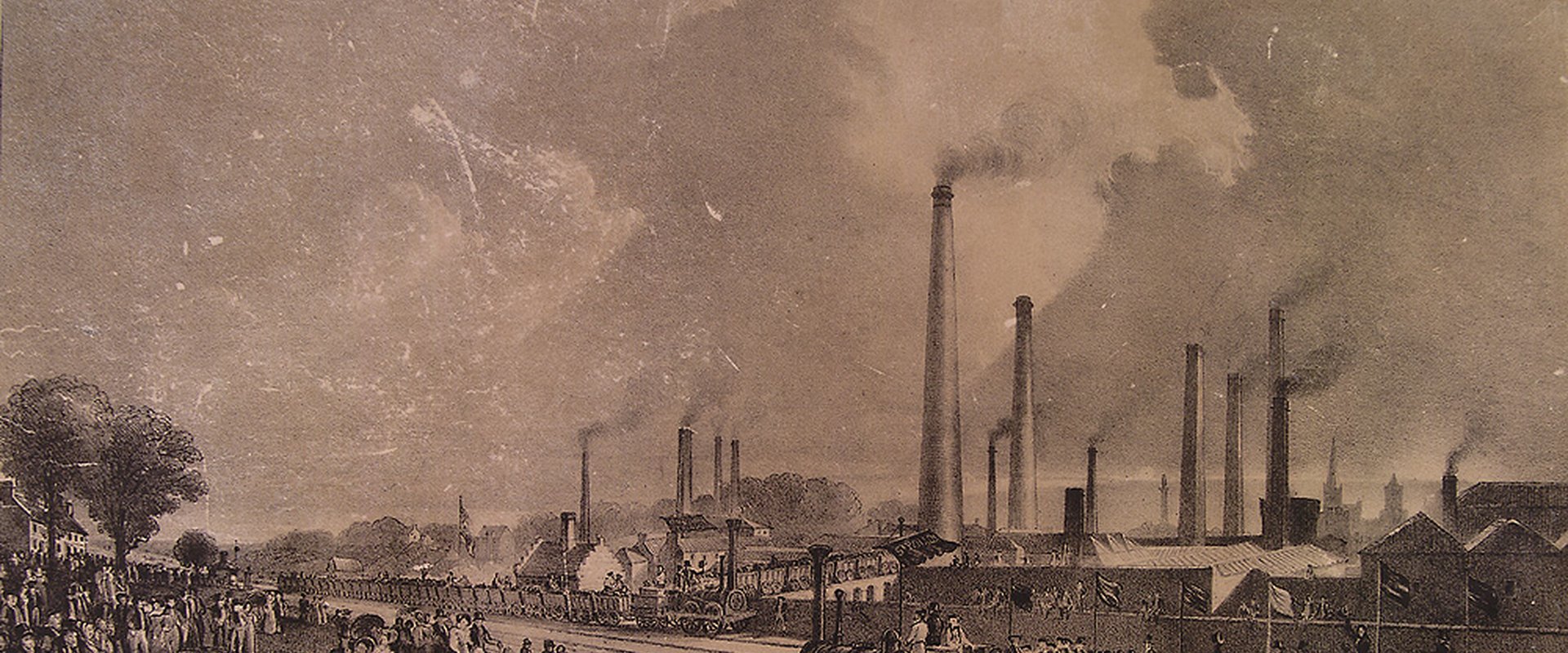 St. Rollox Chemiwerk in Schottland (David Octavius Hill 1831)