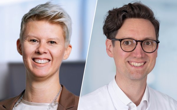 Bildcollage von Prof. Evelyn Lamy und Dr. Michael Sommerauer