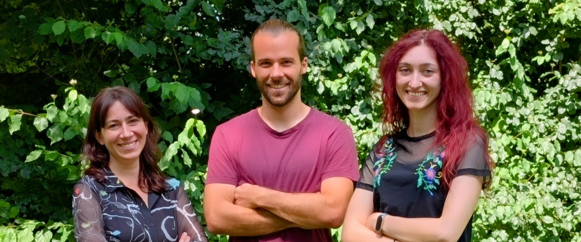 Das IMPACT Team. Maria Plaza, Matteo Boser und Anja Fusco.