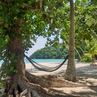 Hängematte am Strand