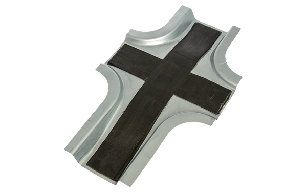 Kohlenstofffaserverbund-Metall-Hybrid-Bauteil