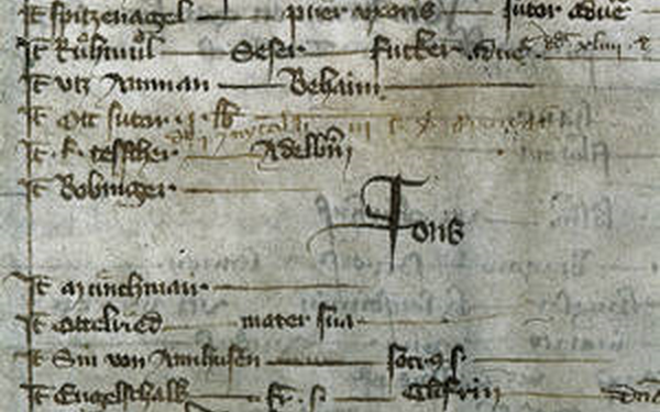 Augsburger Steuerbuch, Eintrag des Webers Hans Fugger