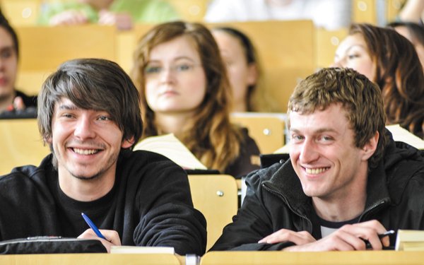 Studierende in der Vorlesung