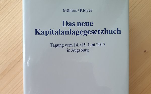 Cover Das neue Kapitalanlagegesetzbuch
