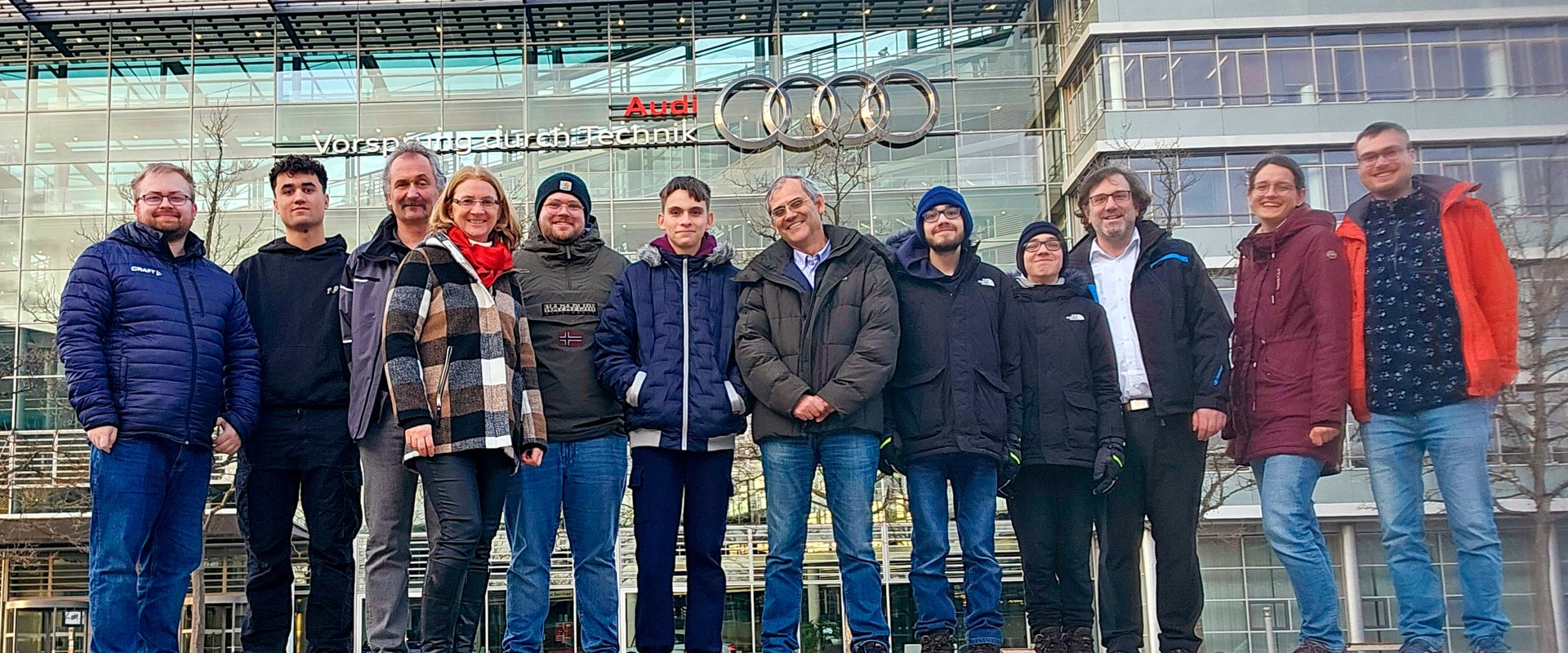 Ausflug Team der AG Müller zu Audi 2024