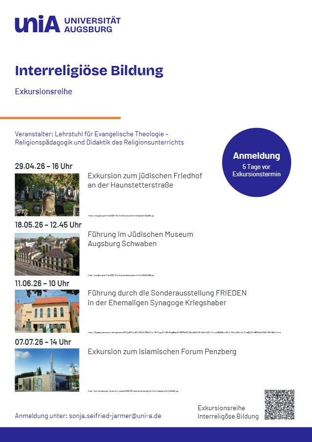 Flyer 'Interreligiöse Bildung'