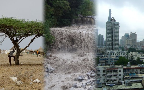 Bild Dürre, Hochwasser, Megacity