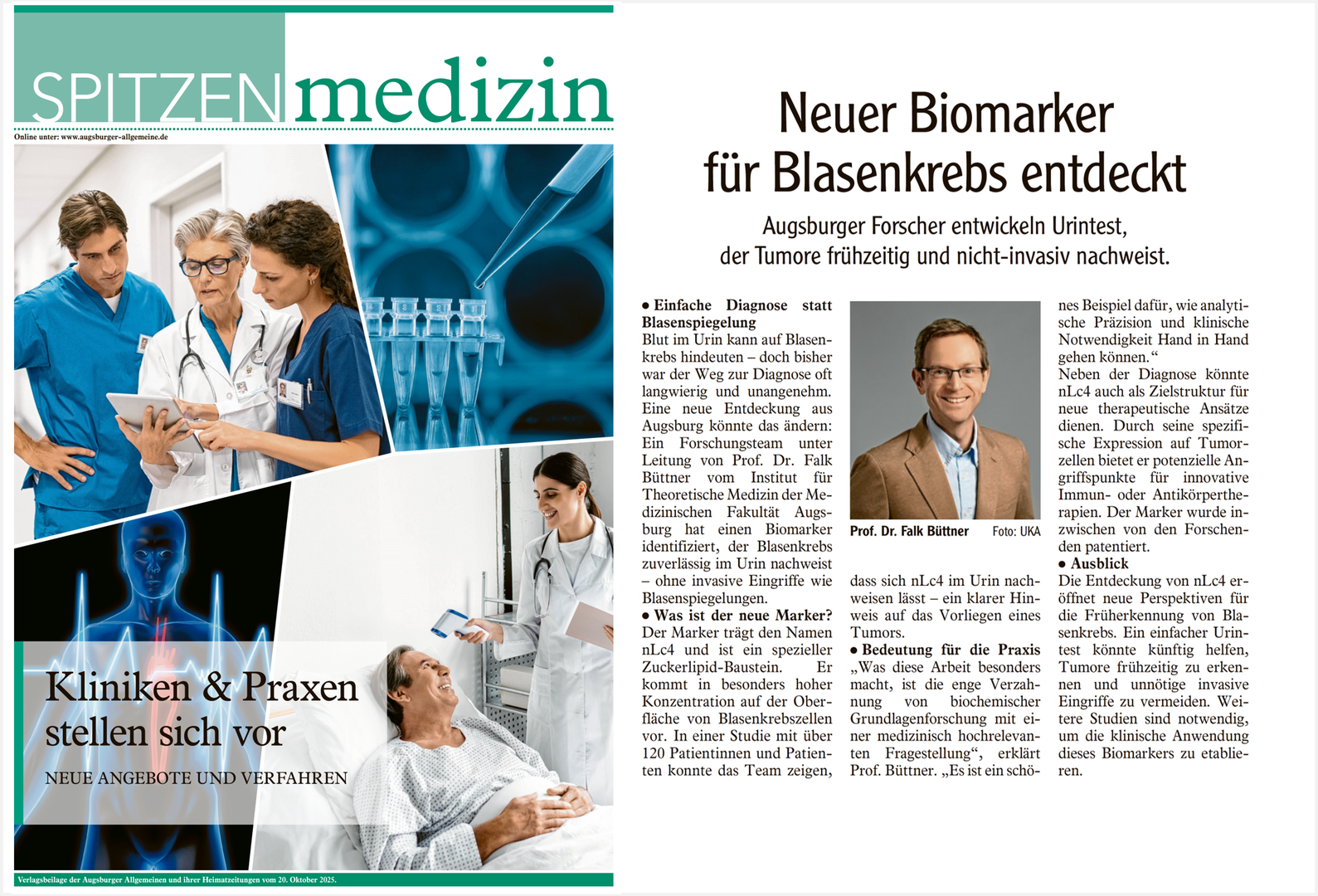 Article in “Verlagsbeilage der Augsburger Allgemeinen”