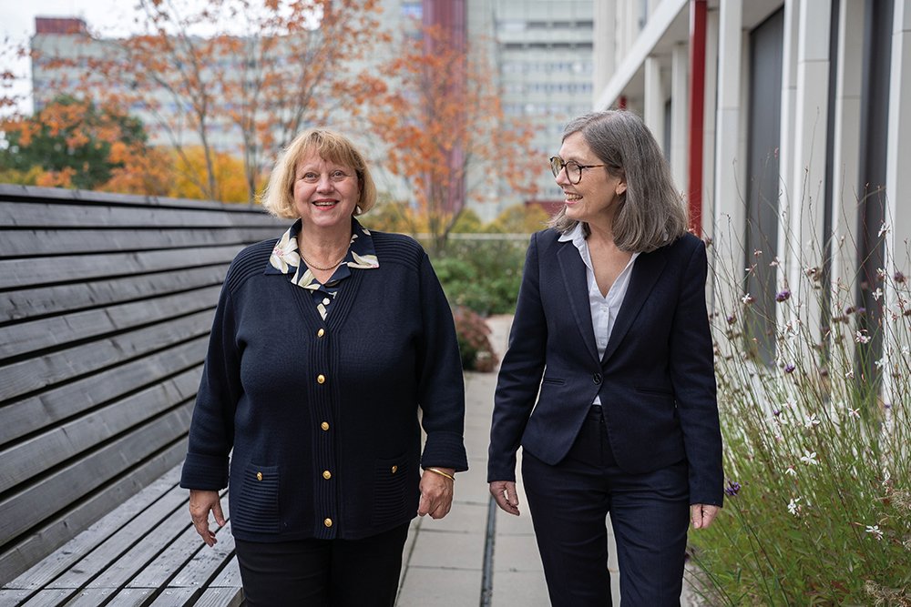 Universitätsmedizin Prof. Dr. Sabine Doering-Manteuffel und Prof. Dr. Martina Kadmon