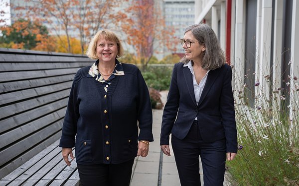Universitätsmedizin Prof. Dr. Sabine Doering-Manteuffel und Prof. Dr. Martina Kadmon