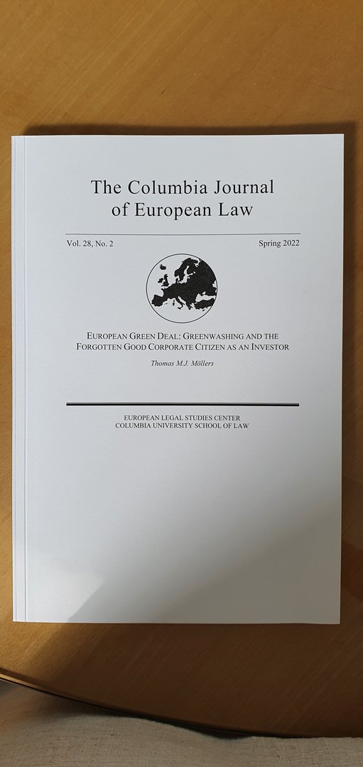European Green Deal: Greenwashing and the Forgotten Good Corporate Citzizen as an Investor