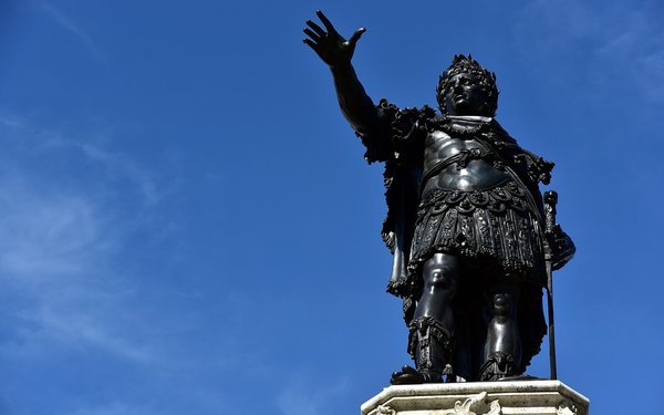 Augustusbrunnen auf dem Augsburger Rathausplatz