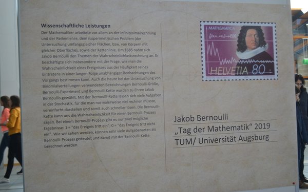 Infotafel am Tag der Mathematik