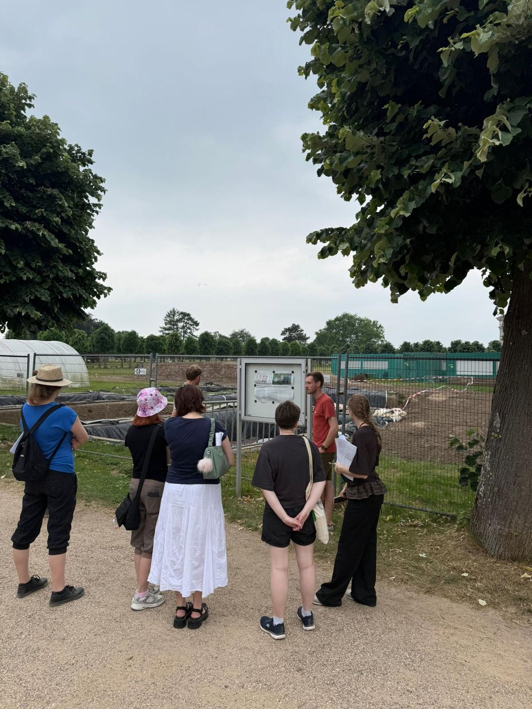 Studentengruppe im APX Xanten