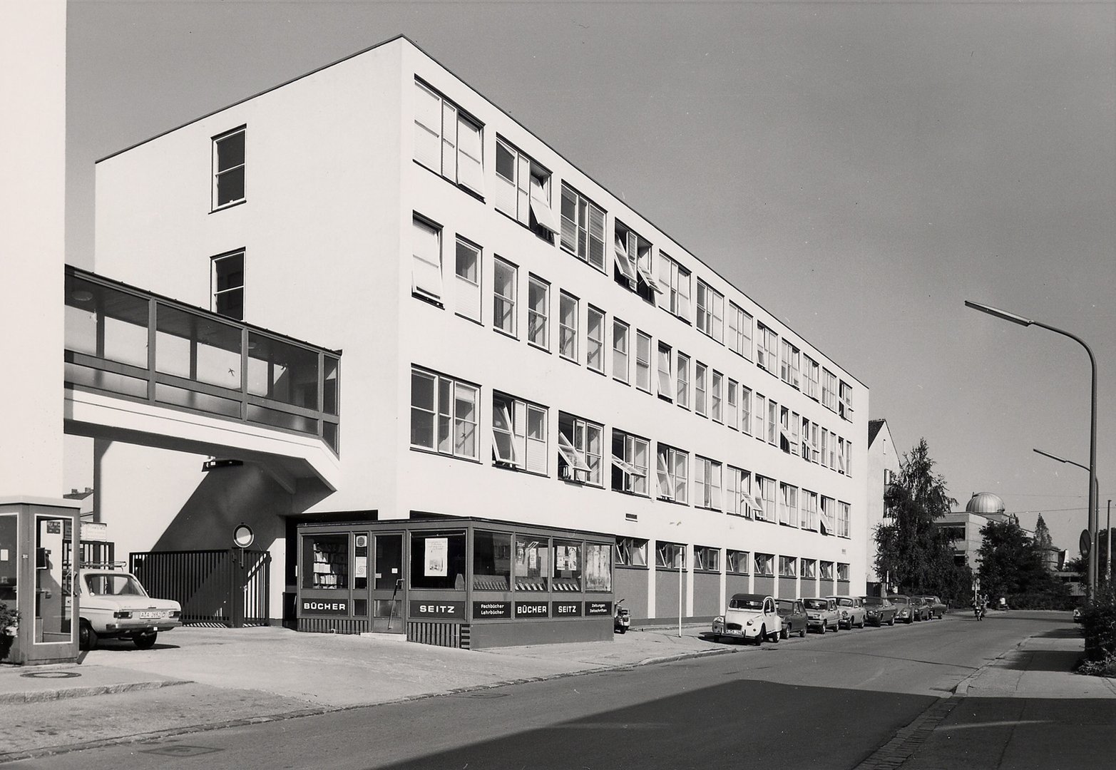Ansicht des Gebäudes A 1 in der Memminger Straße/Ecke Schertlinstr.