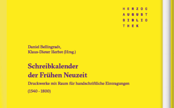 Cover Schreibkalender der Fr��hen Neuzeit