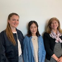 Johanna Saelze, Wenglin Ma and Evangeline Abriel