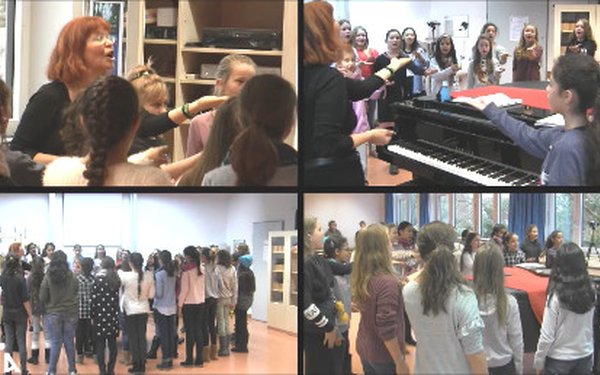 Videostill: Momentaufnahme aus einer Musikstunde
