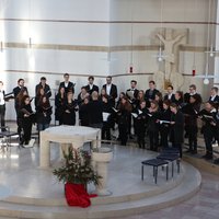 Kammerchor beim Auftritt in der Kirche