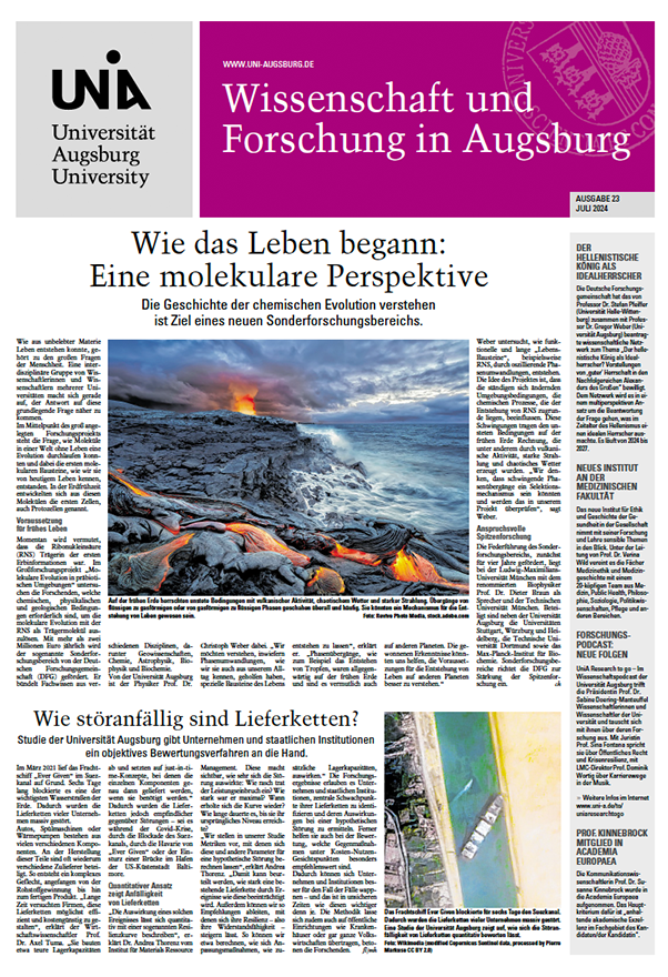 Forschungsbeilage Nr 23 Titelblatt groß