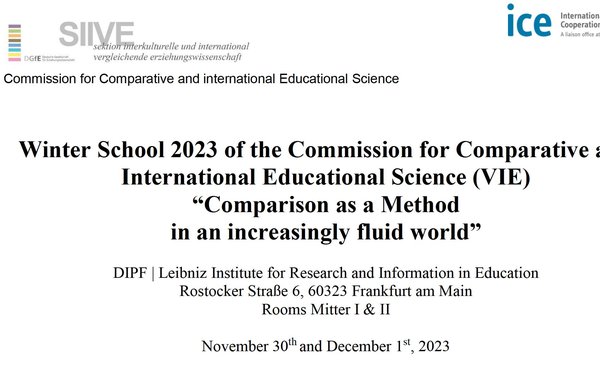 Ankündigung Winter School 2023