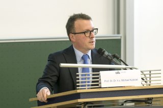 Prof. Kubiciel beim Vortrag