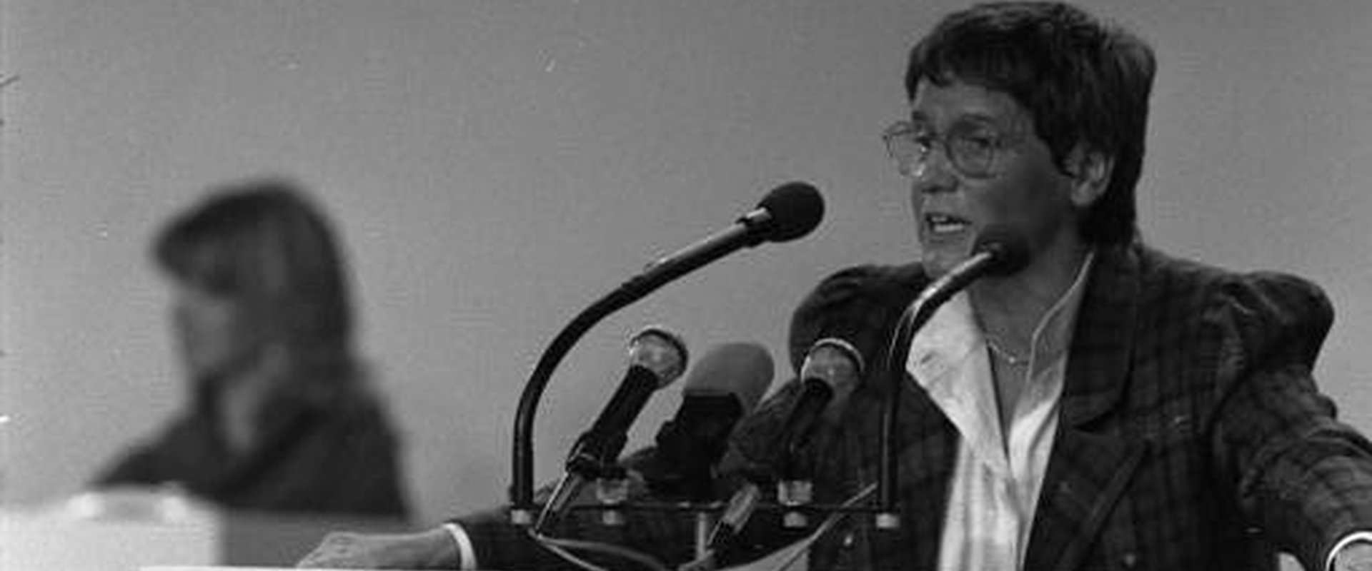 Rita Süssmuth auf dem CDU-Bundesparteitag in Mainz, 1986