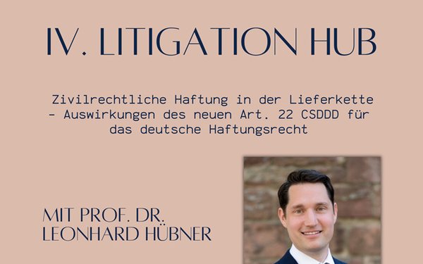 Sernetz-Schäfer Rechtsanwälte - IV. Litigation Hub Flyer