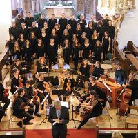 Kammerchor beim Auftritt in der Kirche