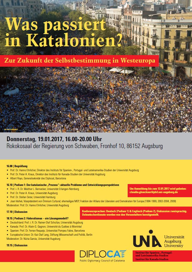 Poster: Was passiert in Katalonien?